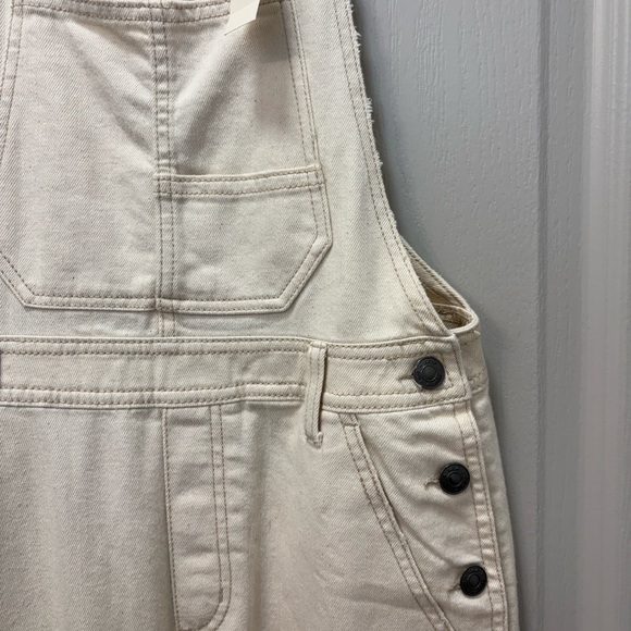 Aerie Beige Denim Overalls - Picture 5 of 10